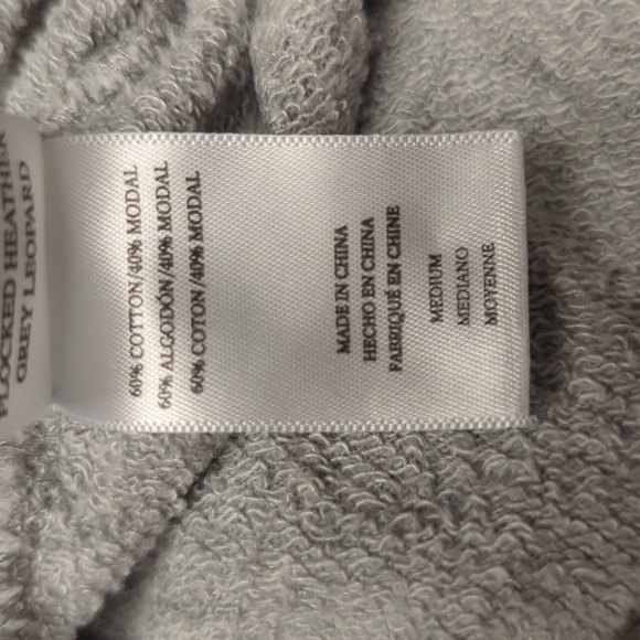 Rails leopard print sweatshirt w/side zippers - Picture 3 of 10